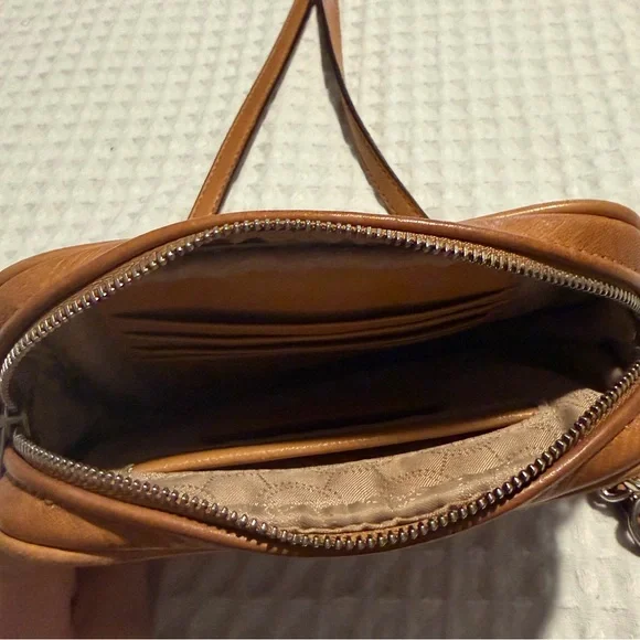 Michael Kors brown leather mini camera crossbody bag - Picture 11 of 11